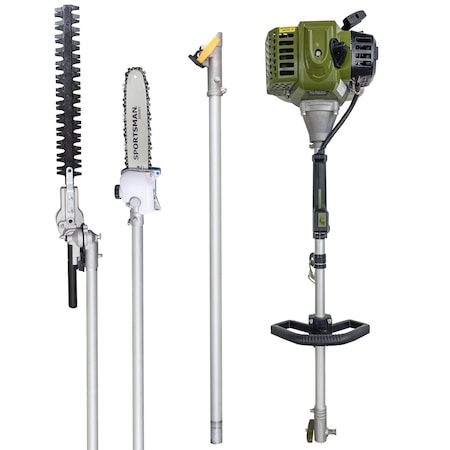 Sportsman Gas Pole Saw With Hedge Trimmer GPSHT32